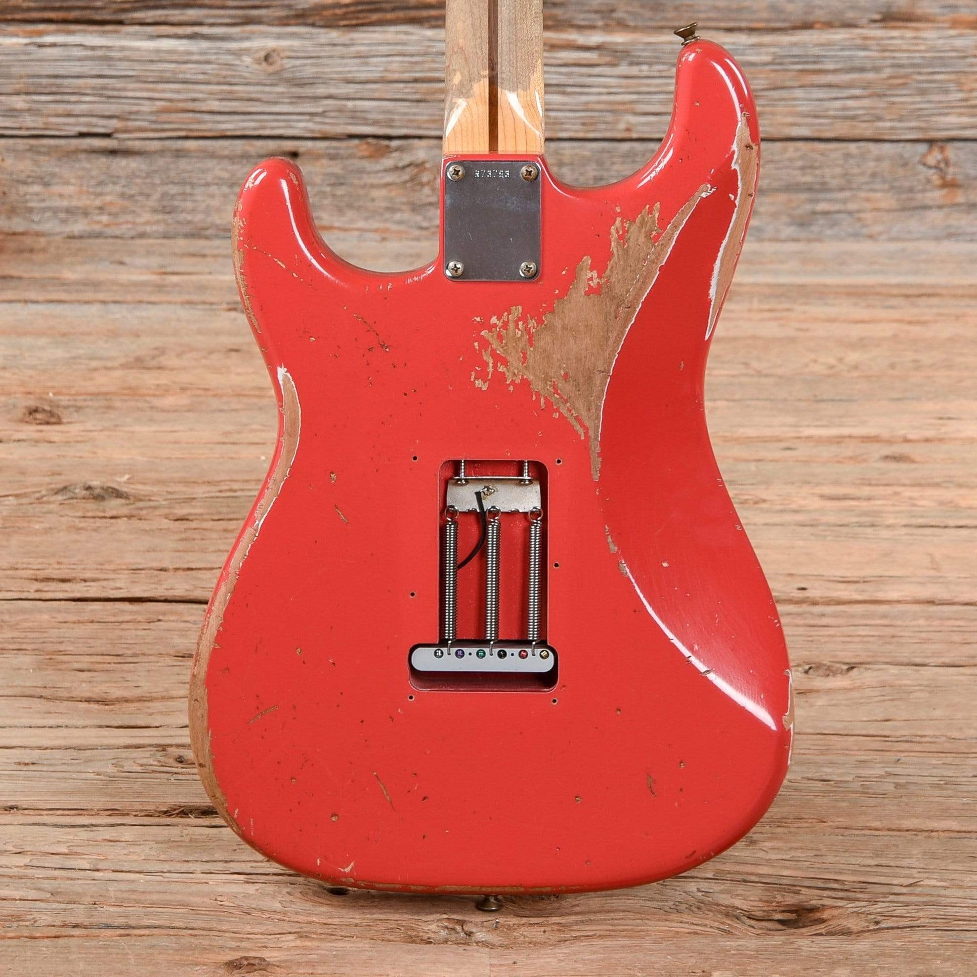 Fender CS 1956 Stratocaster Heavy Relic Fiesta Red 2013 Electric Guitars / Solid Body