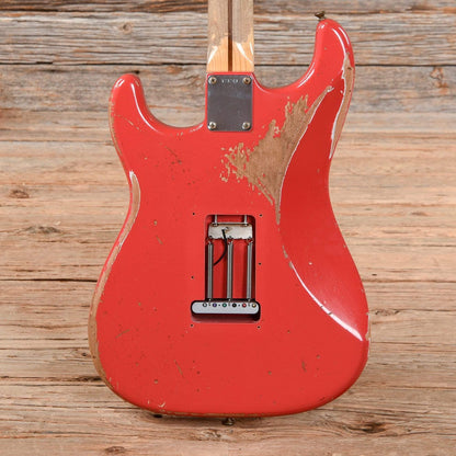 Fender CS 1956 Stratocaster Heavy Relic Fiesta Red 2013 Electric Guitars / Solid Body