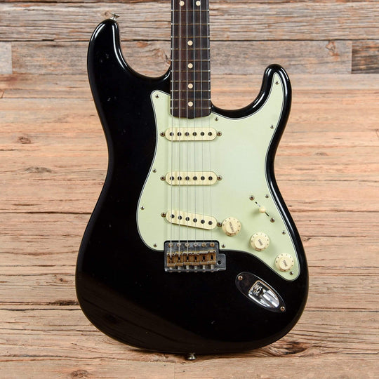 Fender CS 1963 Stratocaster Journeyman Relic Black 2017 Electric Guitars / Solid Body