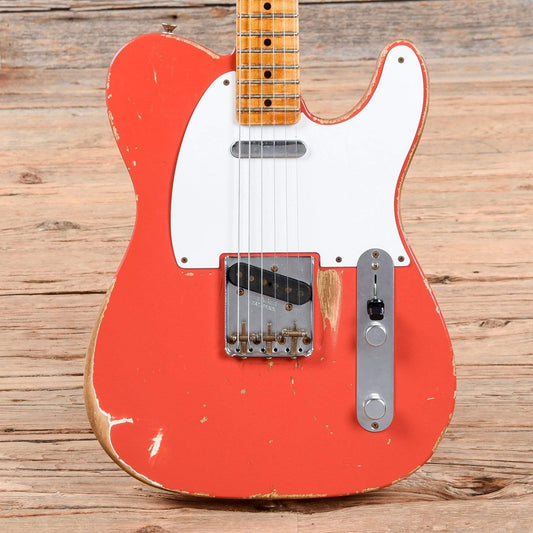 Fender CS '58 Telecaster Heavy Relic Fiesta Red 2010 Electric Guitars / Solid Body