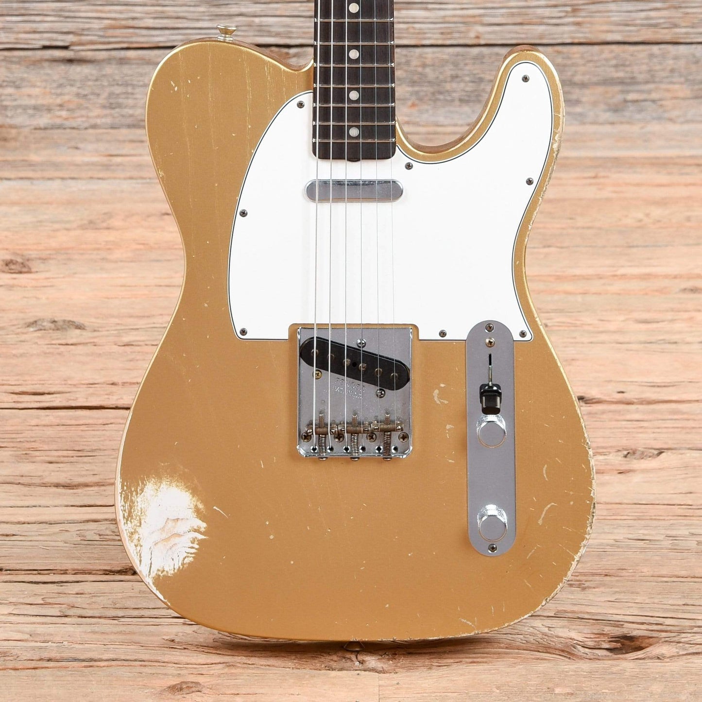 Fender CS Greg Fessler Masterbuilt 1962 Telecaster Relic Aztec Gold 2015 Electric Guitars / Solid Body