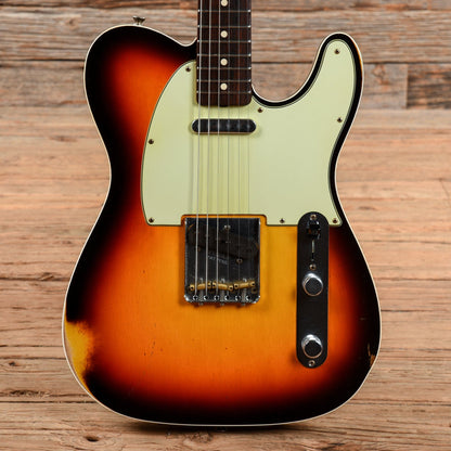 Fender Custom 1960 Telecaster Relic 3-Color Sunburst 2013 Electric Guitars / Solid Body