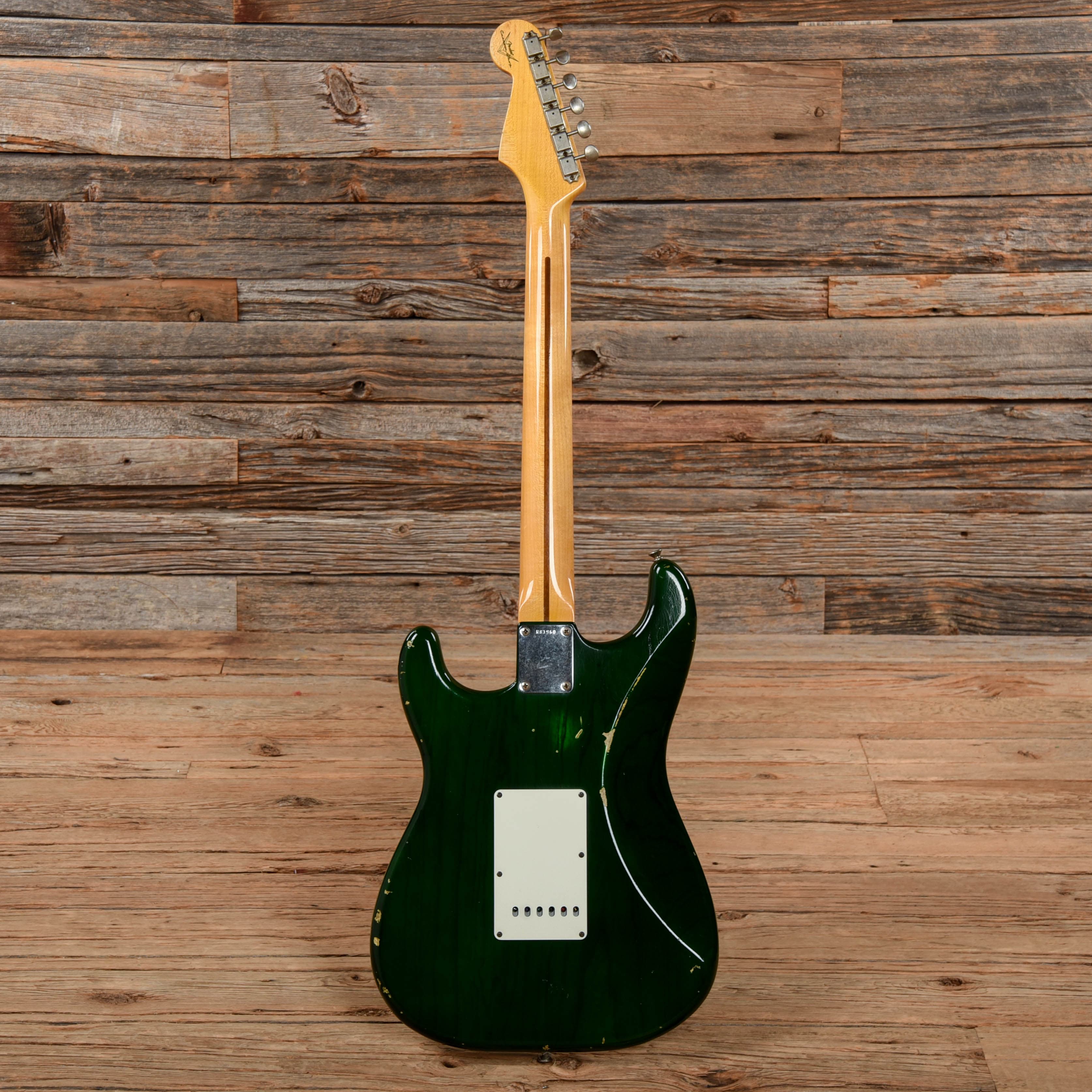 Fender Custom '57 Stratocaster Relic Green 2015 Electric Guitars / Solid Body