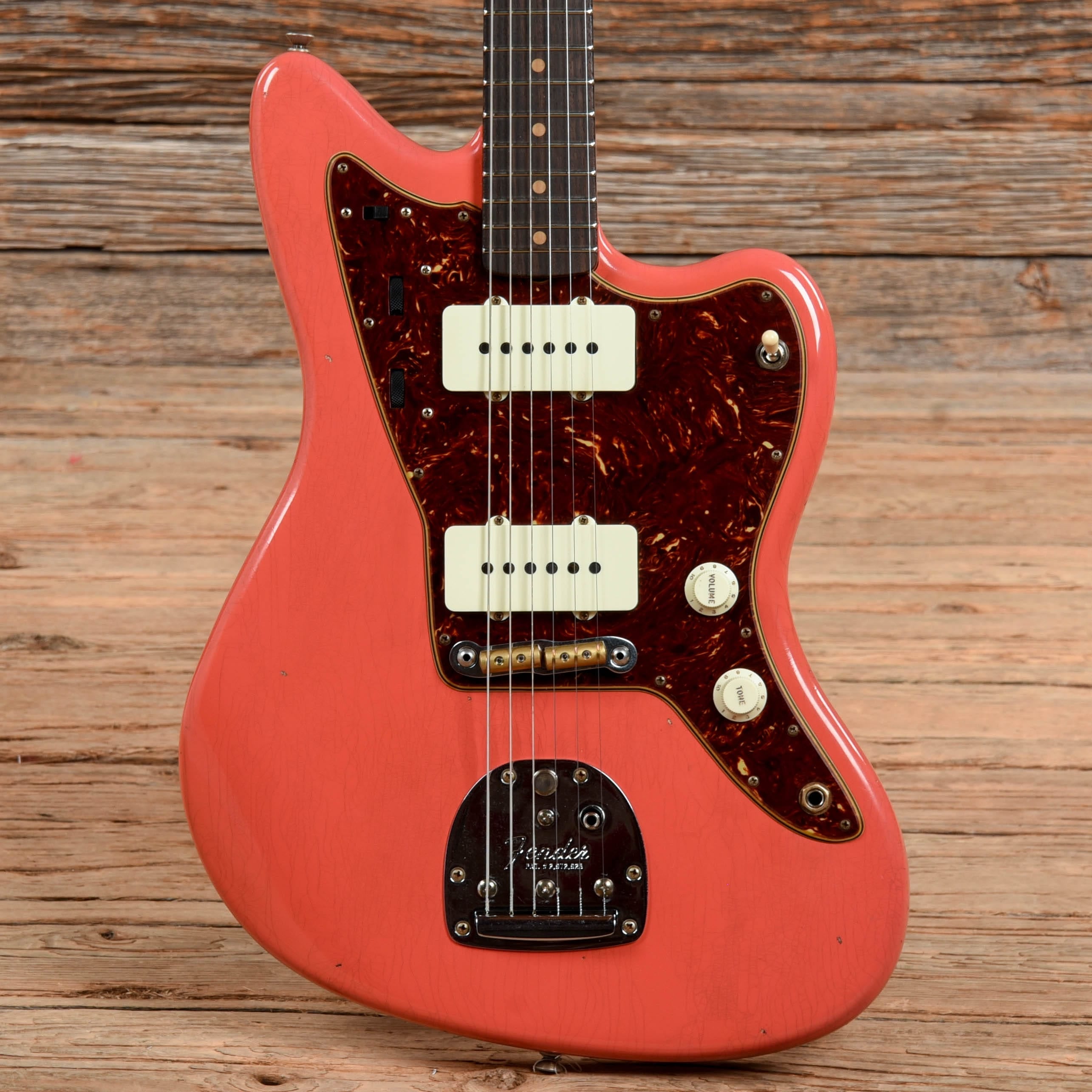 Fender Custom '62 Jazzmaster Journeyman Relic Super Faded Fiesta Red 2022 Electric Guitars / Solid Body