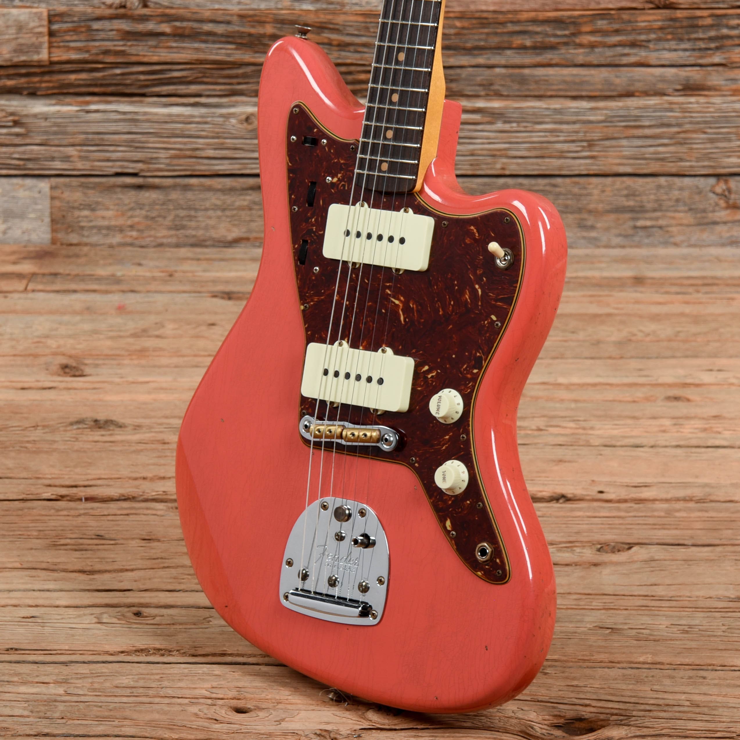 Fender Custom '62 Jazzmaster Journeyman Relic Super Faded Fiesta Red 2022 Electric Guitars / Solid Body
