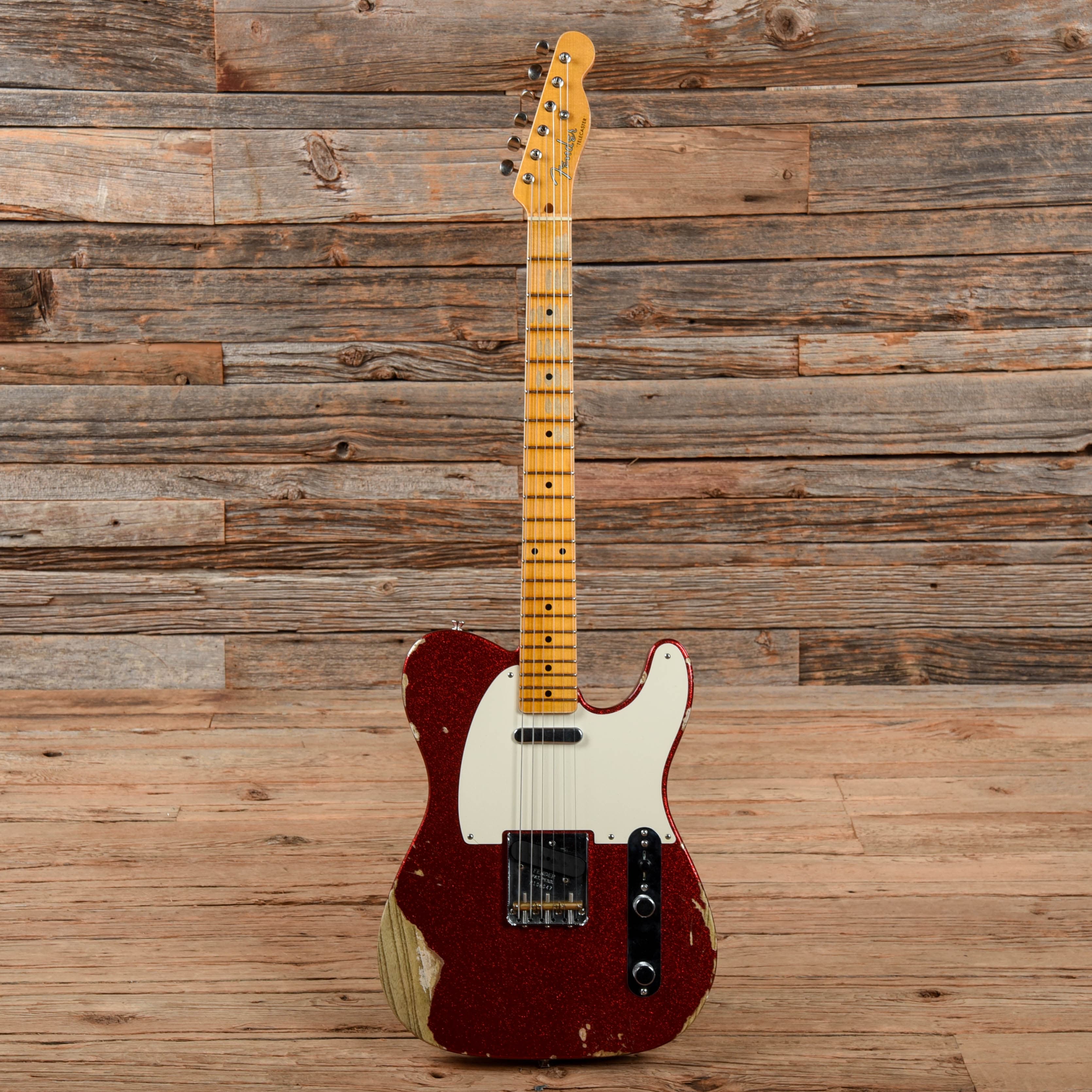 Fender Custom Limited Edition 1955 Telecaster Wildwood 10 Relic Fiesta Red 2020 Electric Guitars / Solid Body