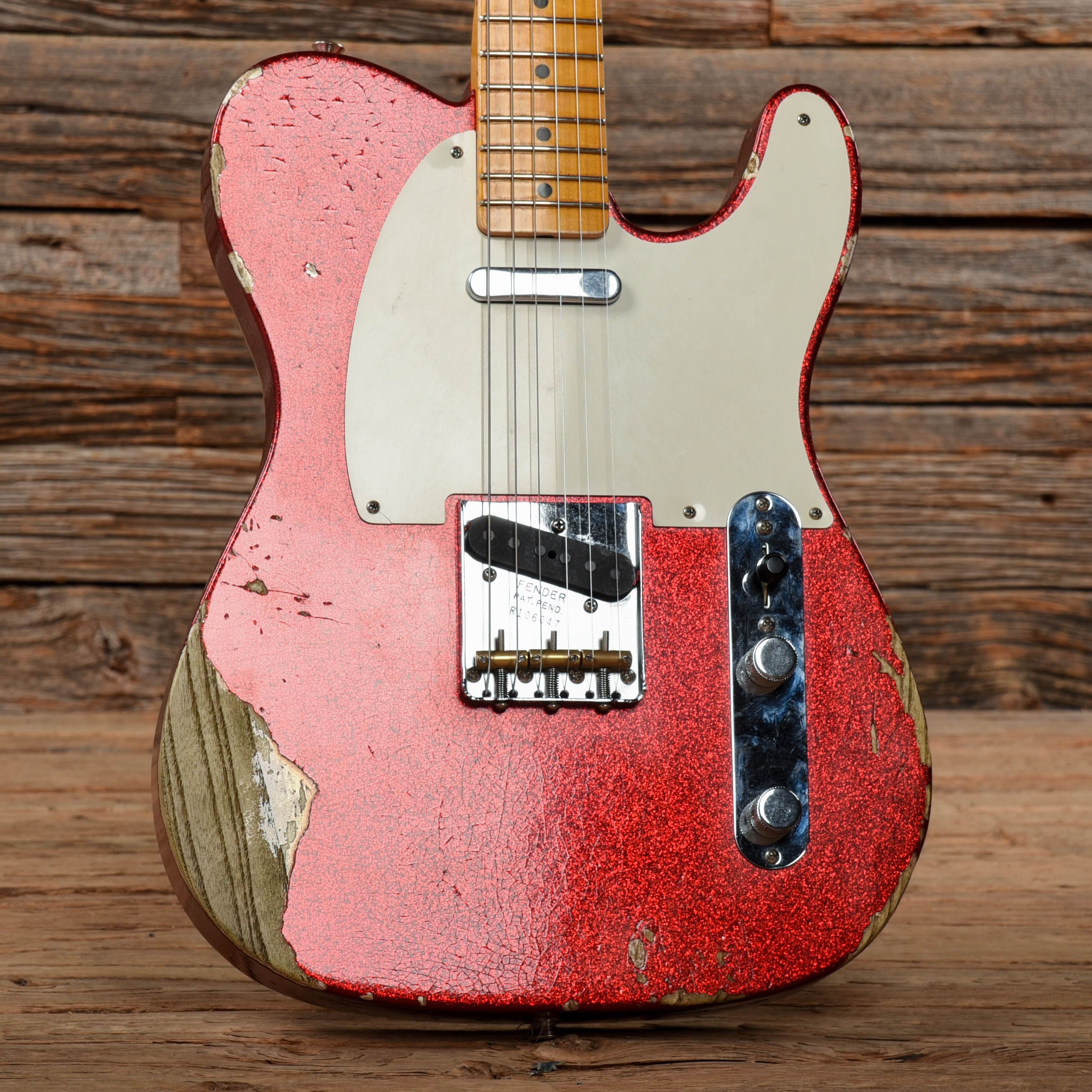 Fender Custom Limited Edition 1955 Telecaster Wildwood 10 Relic Fiesta Red 2020 Electric Guitars / Solid Body