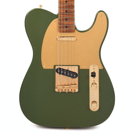 Fender Custom Shop 1950s Telecaster NOS Aged Cadillac Green w/Roasted 3A Flame Neck & Gold Hardware Electric Guitars / Solid Body