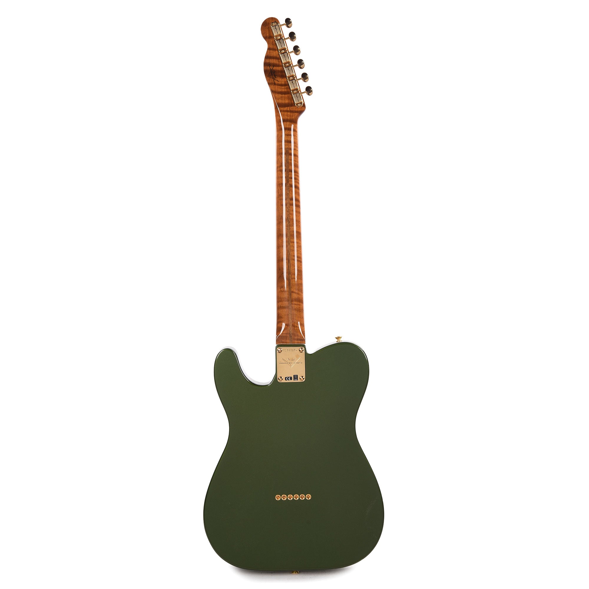 Fender Custom Shop 1950s Telecaster NOS Aged Cadillac Green w/Roasted 3A Flame Neck & Gold Hardware Electric Guitars / Solid Body