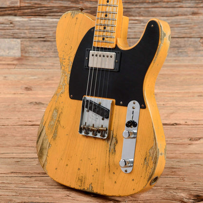 Fender Custom Shop 1951 Telecaster HS Heavy Relic Aged Butterscotch Blonde 2021 Electric Guitars / Solid Body