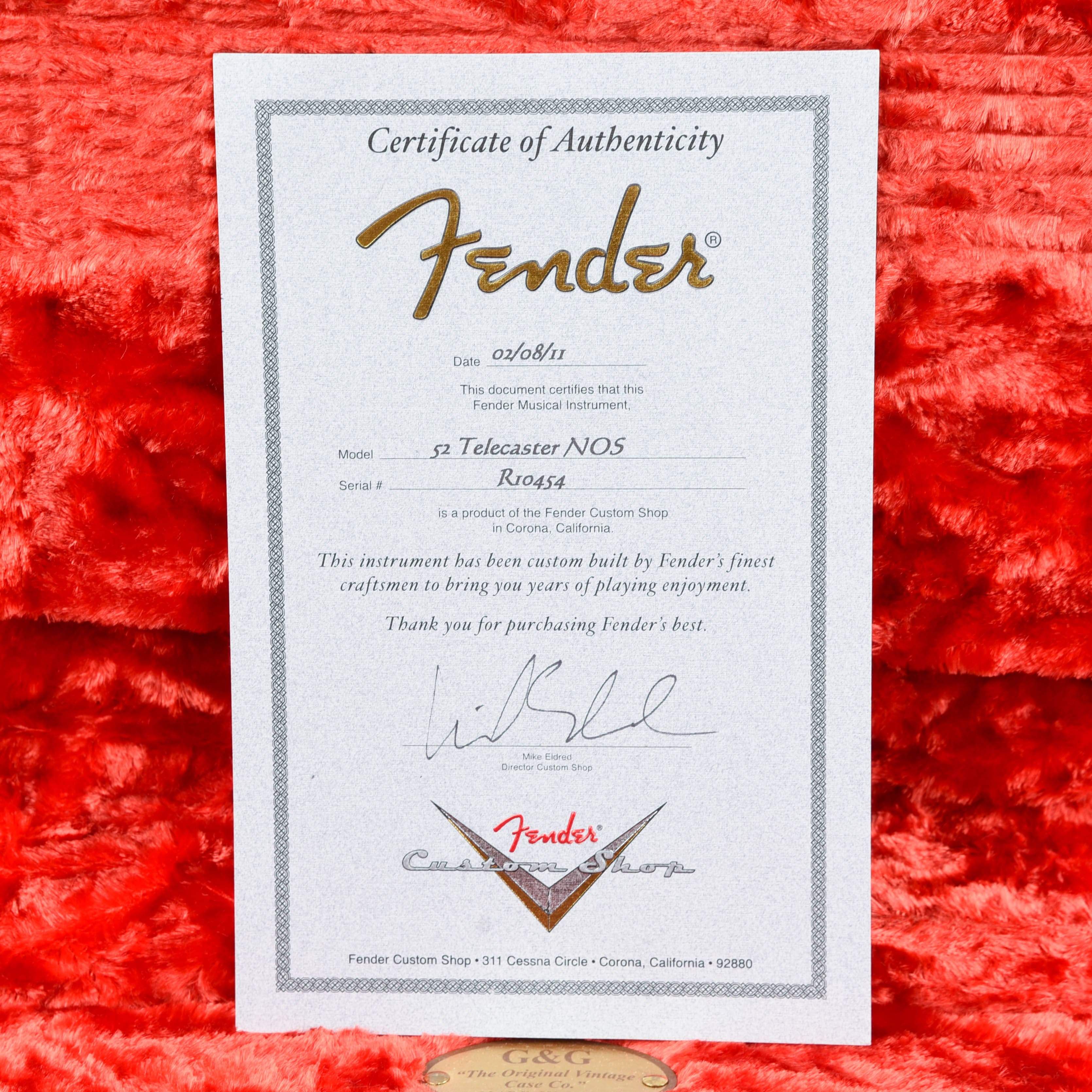 Fender Custom Shop 1951 Telecaster NOS Butterscotch Blonde 2011 Electric Guitars / Solid Body