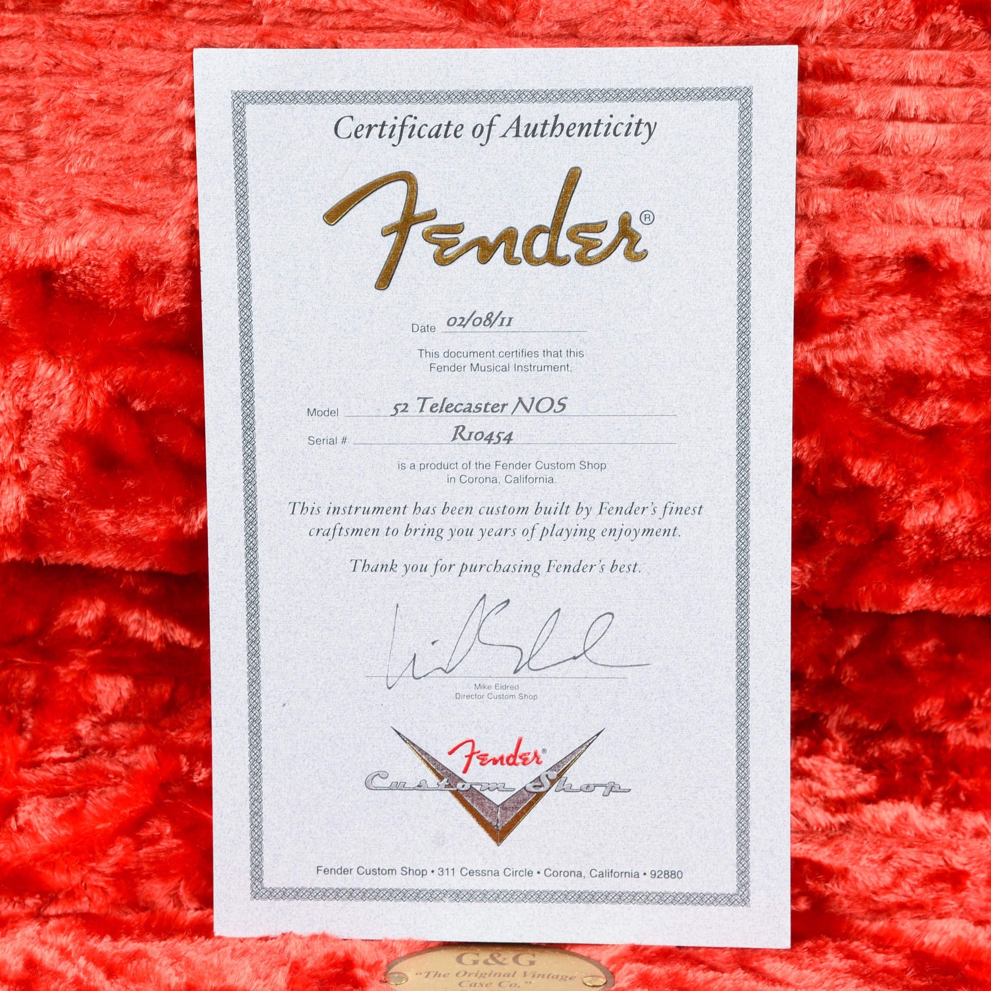 Fender Custom Shop 1951 Telecaster NOS Butterscotch Blonde 2011 Electric Guitars / Solid Body