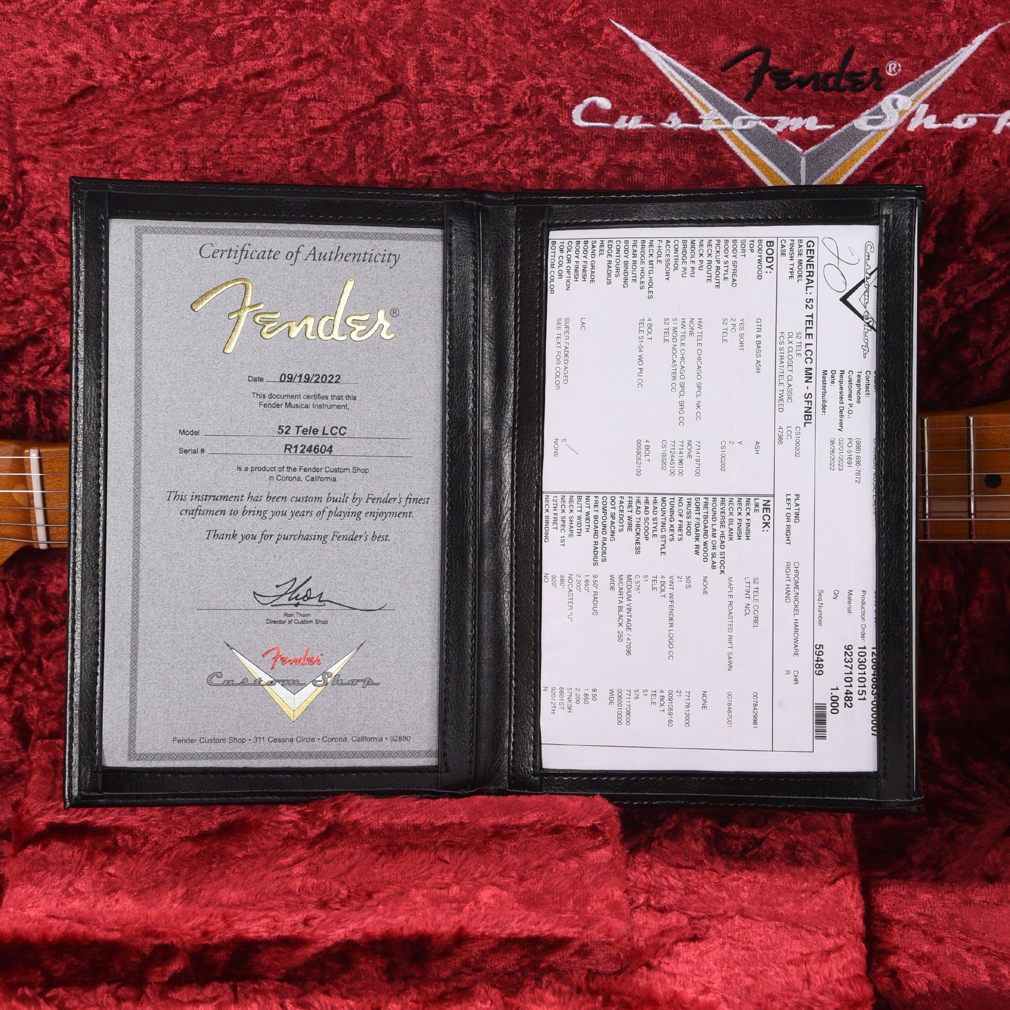 Fender Custom Shop 1952 Telecaster 