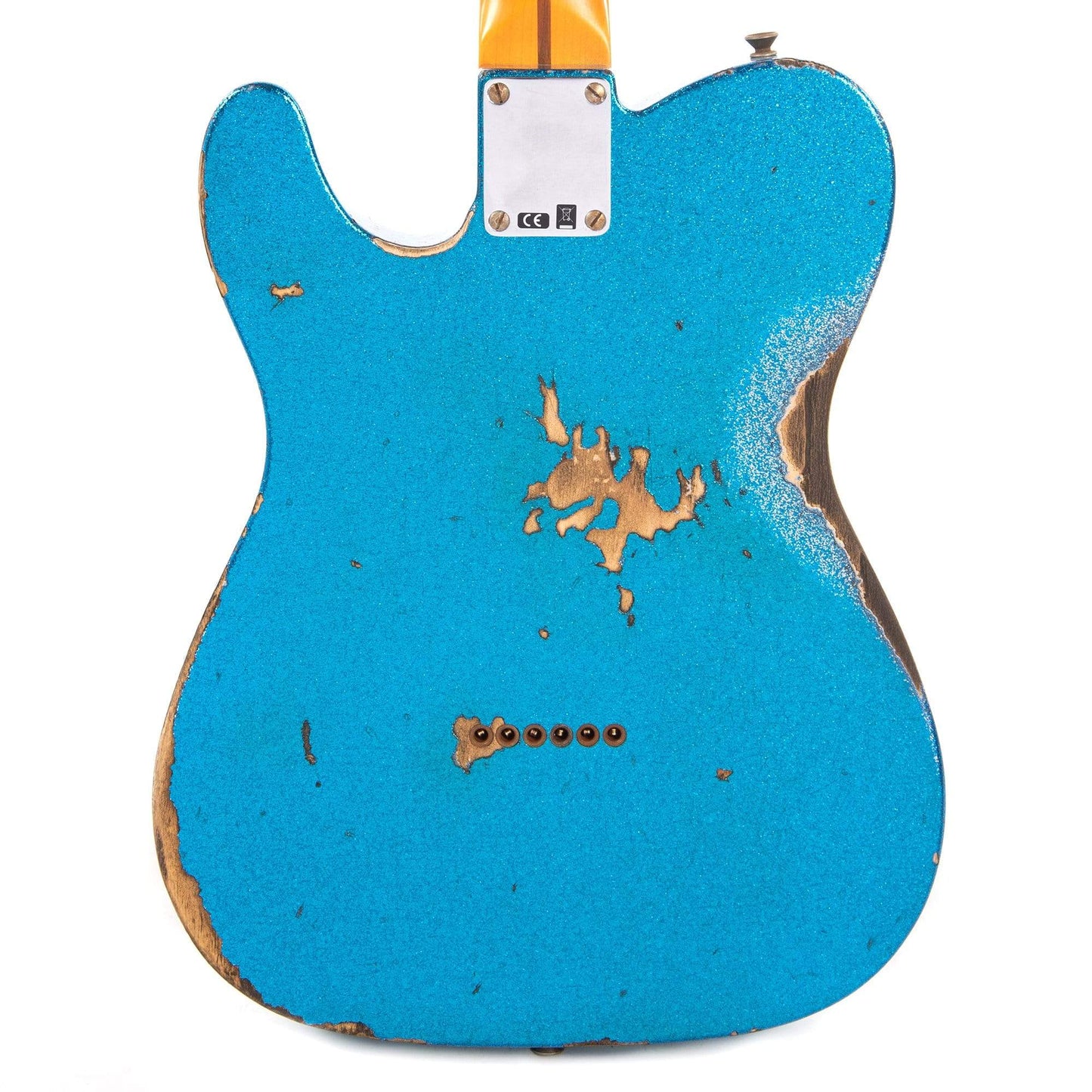Fender Custom Shop 1952 Telecaster "Chicago Special" Heavy Relic Aged Blue Sparkle Electric Guitars / Solid Body