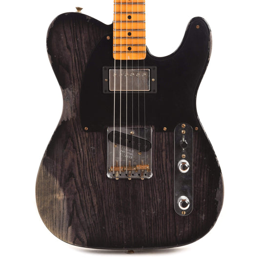Fender Custom Shop 1952 Telecaster "Chicago Special" Heavy Relic Aged Ebony Transparent Electric Guitars / Solid Body