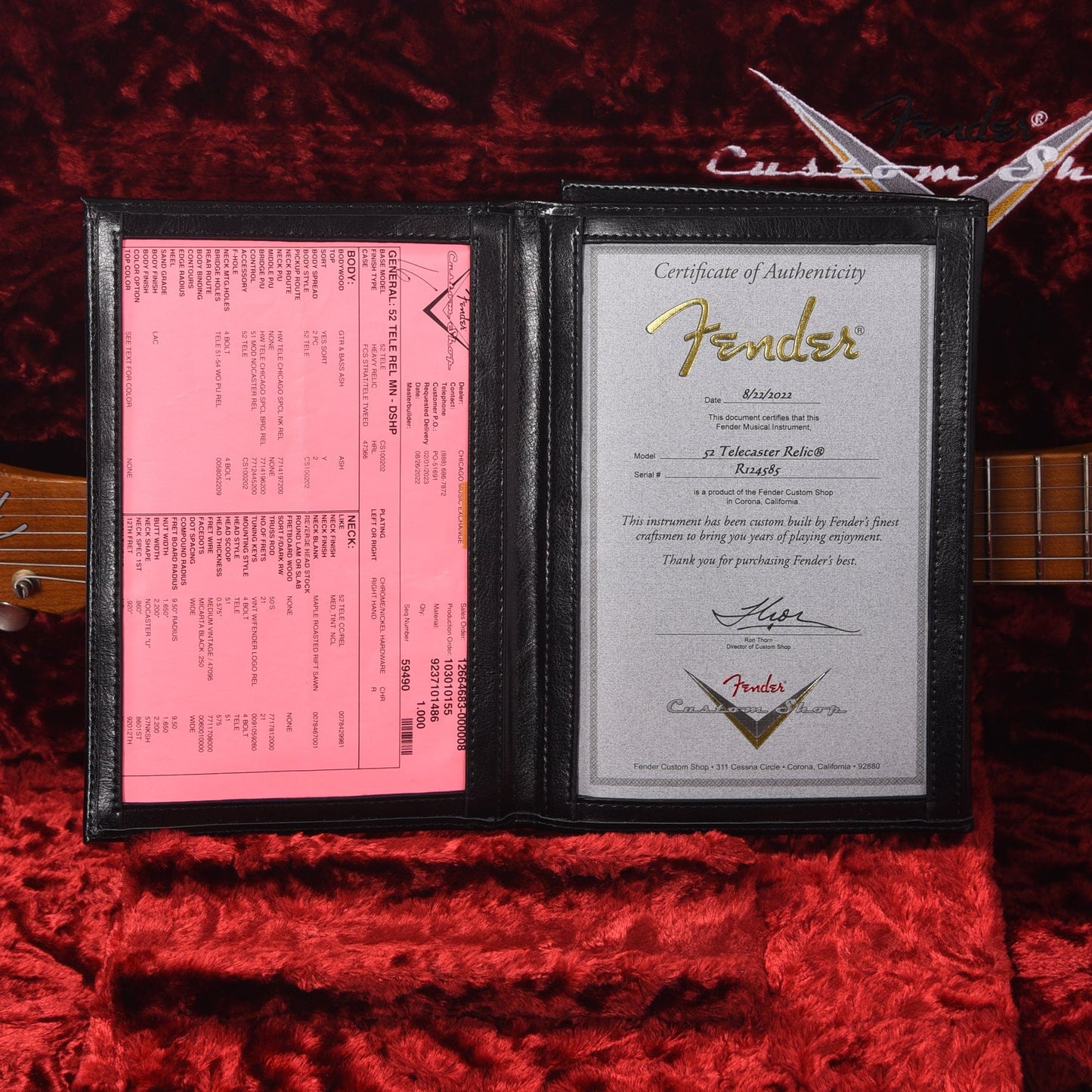 Fender Custom Shop 1952 Telecaster "Chicago Special" Heavy Relic Dirty Shell Pink w/Roasted Neck Electric Guitars / Solid Body