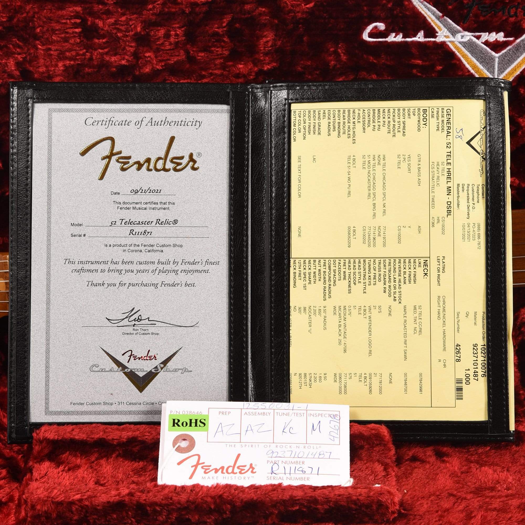 Fender Custom Shop 1952 Telecaster 