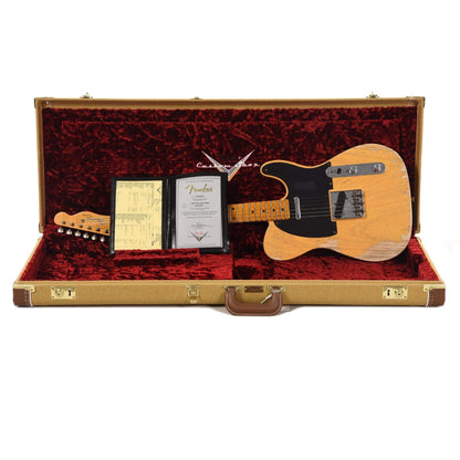 Fender Custom Shop 1952 Telecaster "Chicago Special" Heavy Relic Faded Butterscotch Blonde Electric Guitars / Solid Body