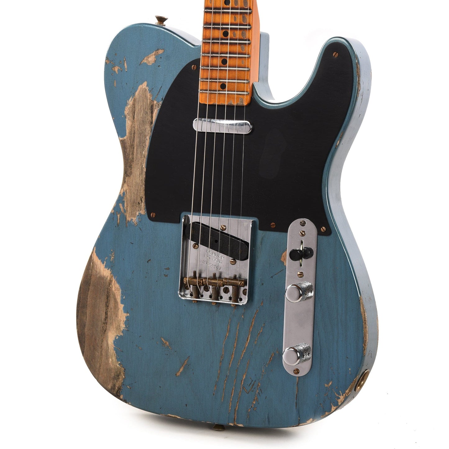Fender Custom Shop 1952 Telecaster "Chicago Special" Heavy Relic Super Aged Trans Lake Placid Blue Electric Guitars / Solid Body