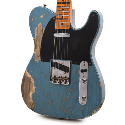 Fender Custom Shop 1952 Telecaster "Chicago Special" Heavy Relic Super Aged Trans Lake Placid Blue Electric Guitars / Solid Body