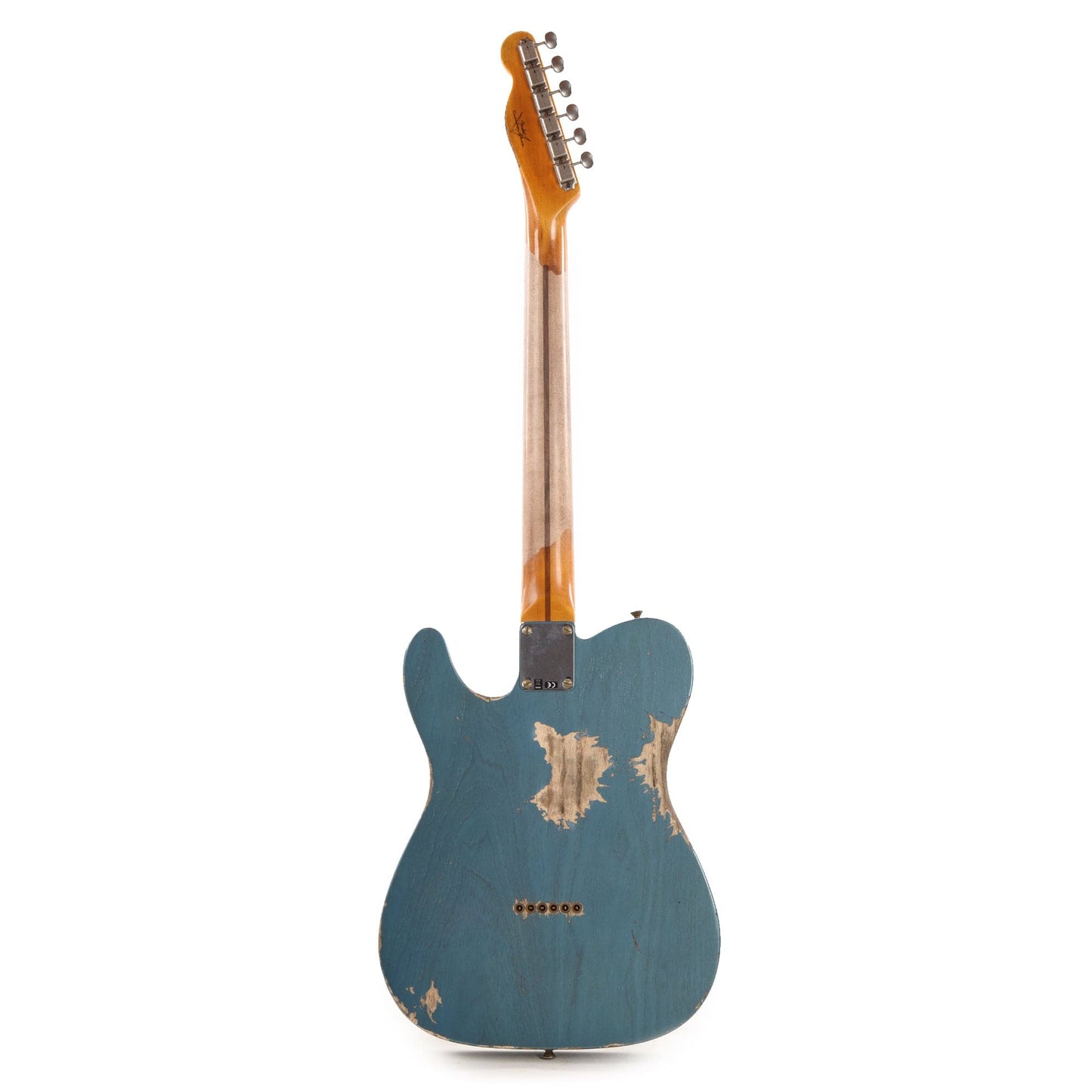 Fender Custom Shop 1952 Telecaster "Chicago Special" Heavy Relic Super Aged Trans Lake Placid Blue Electric Guitars / Solid Body