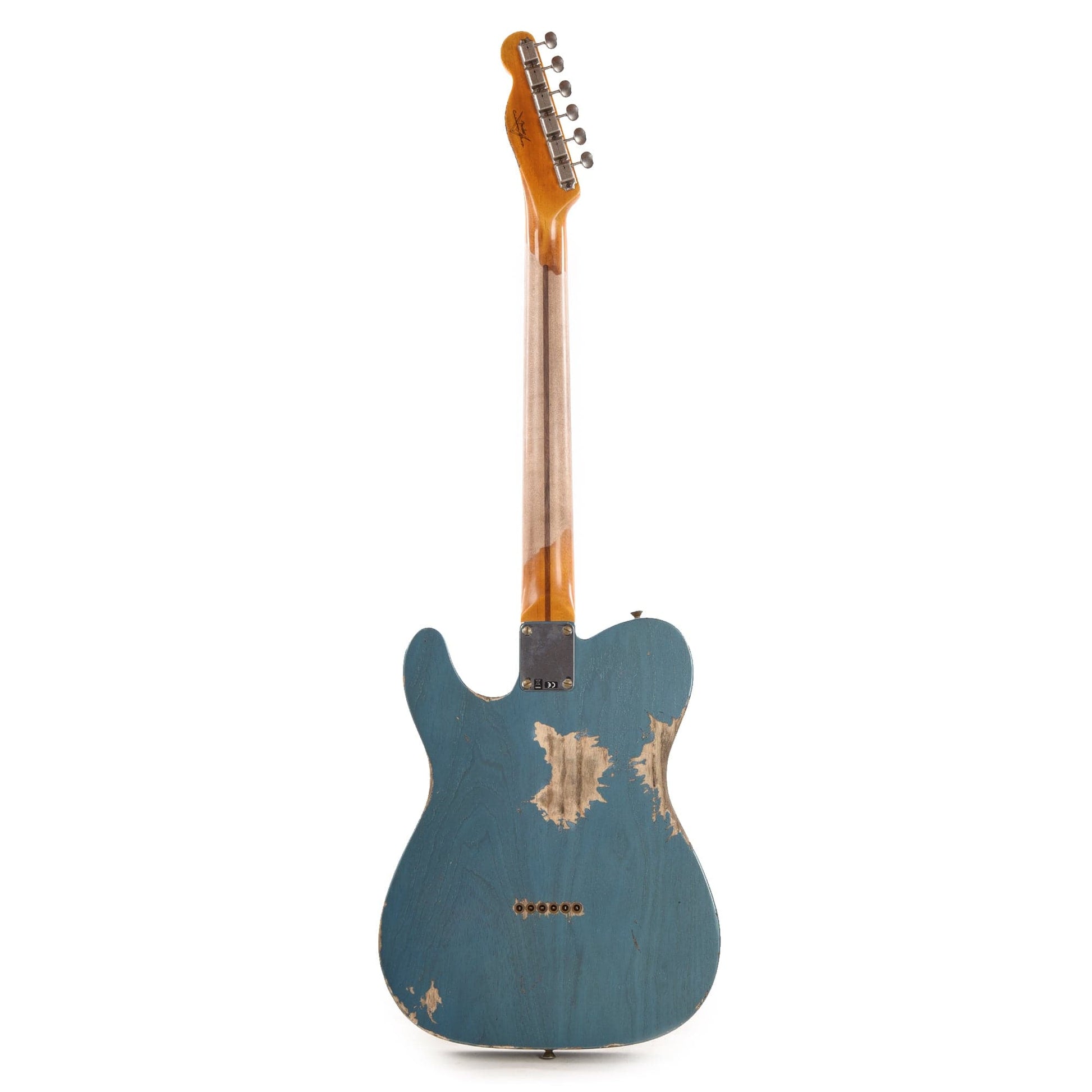Fender Custom Shop 1952 Telecaster "Chicago Special" Heavy Relic Super Aged Trans Lake Placid Blue Electric Guitars / Solid Body