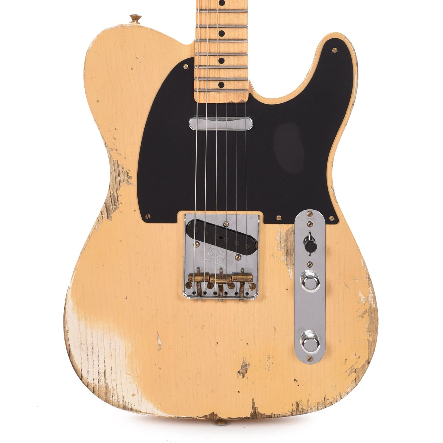 Fender Custom Shop 1952 Telecaster "Chicago Special" Heavy Relic Super Dirty Nocaster Blonde Electric Guitars / Solid Body