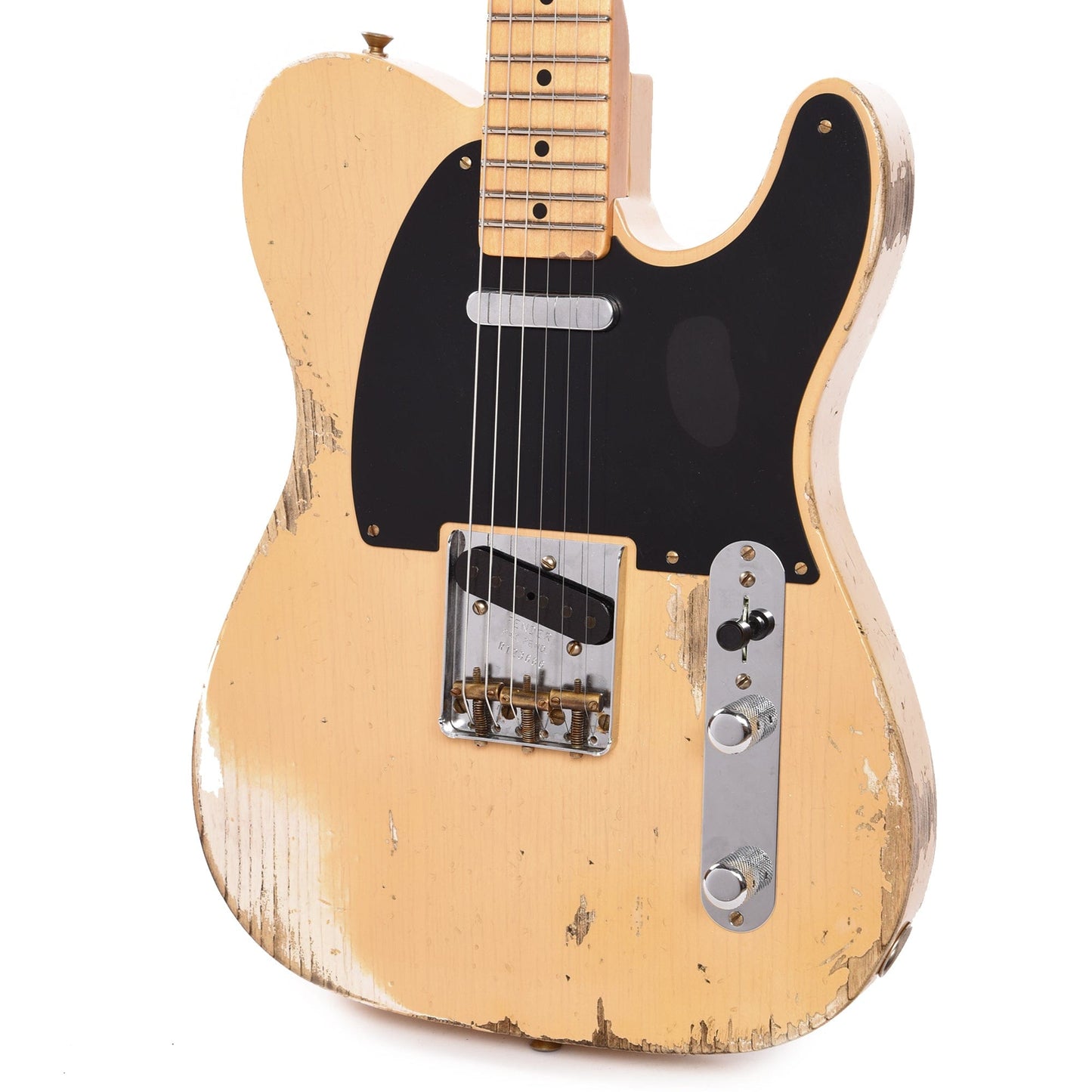 Fender Custom Shop 1952 Telecaster "Chicago Special" Heavy Relic Super Dirty Nocaster Blonde Electric Guitars / Solid Body
