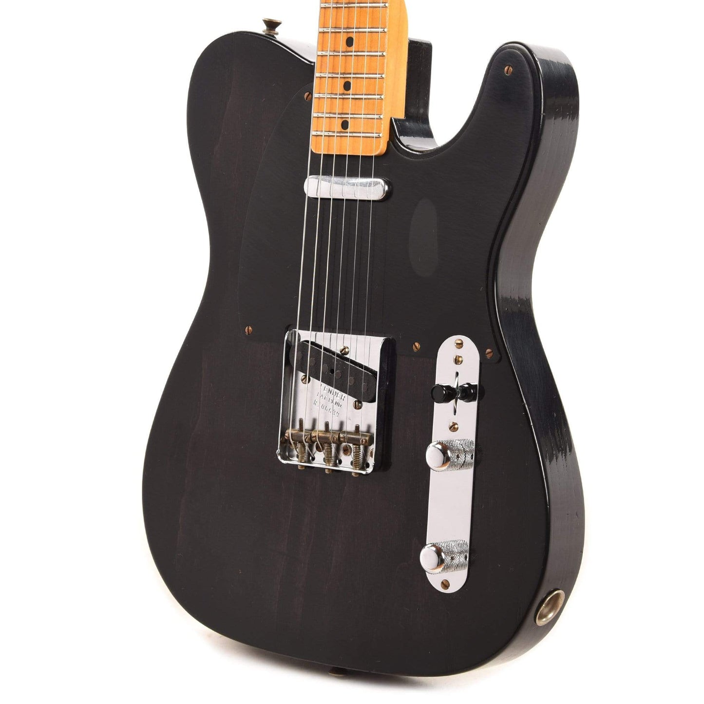 Fender Custom Shop 1952 Telecaster "Chicago Special" Journeyman Aged Ebony Transparent Electric Guitars / Solid Body