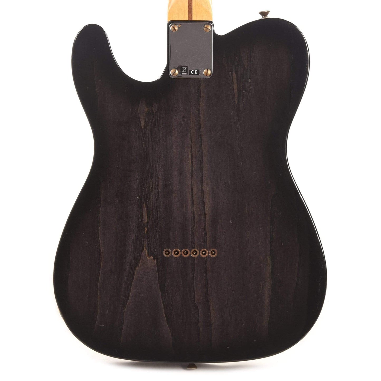 Fender Custom Shop 1952 Telecaster "Chicago Special" Journeyman Aged Ebony Transparent Electric Guitars / Solid Body