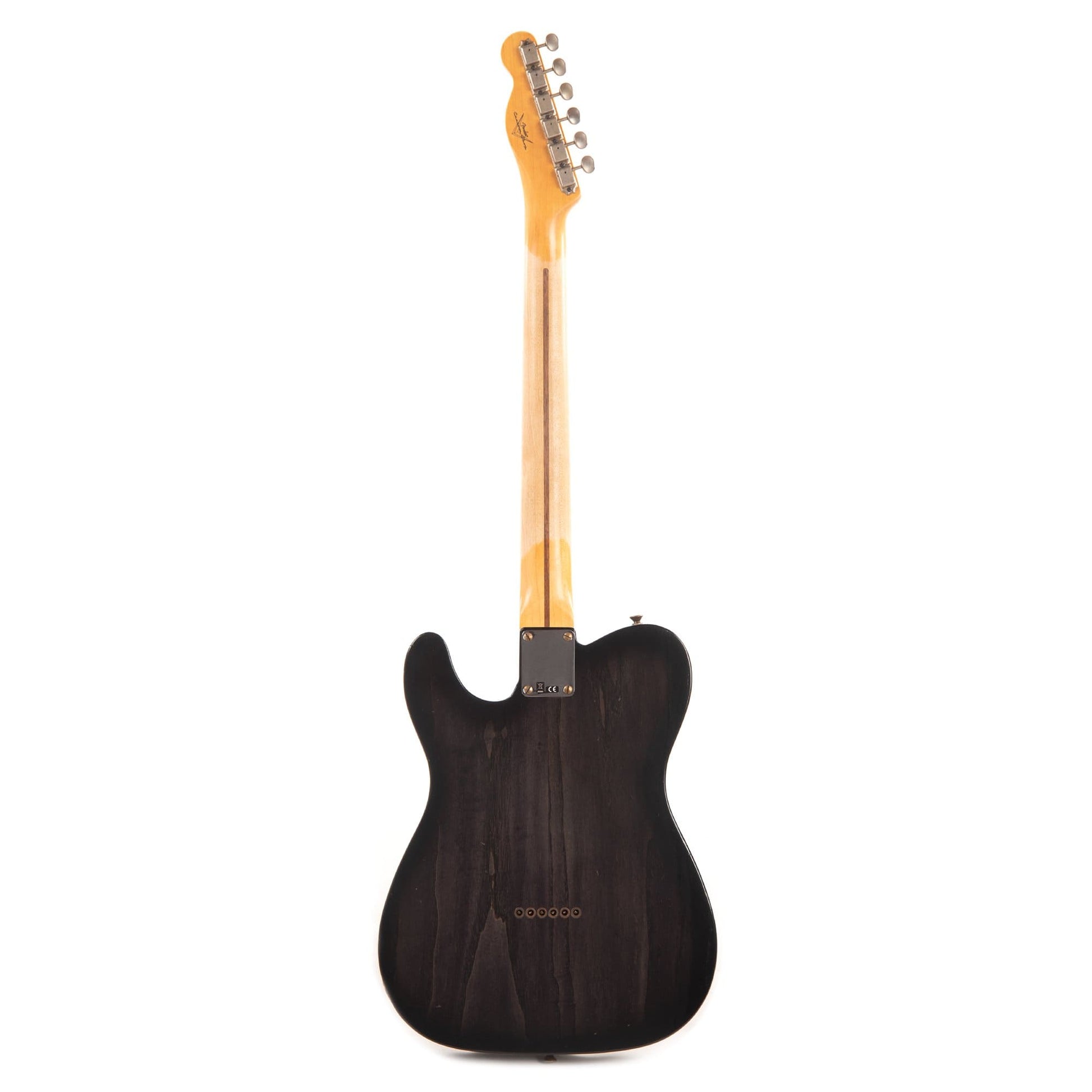 Fender Custom Shop 1952 Telecaster "Chicago Special" Journeyman Aged Ebony Transparent Electric Guitars / Solid Body