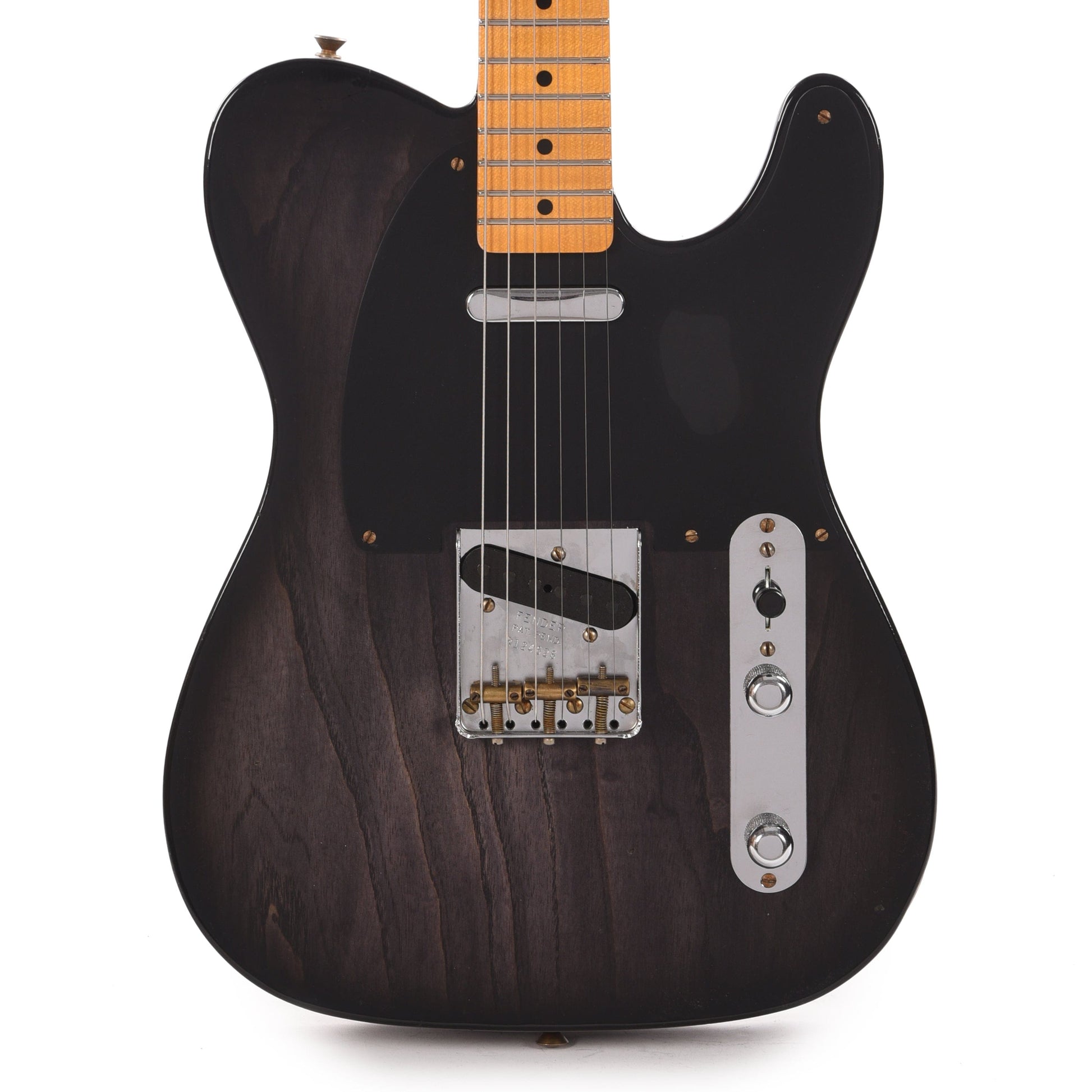 Fender Custom Shop 1952 Telecaster "Chicago Special" Journeyman Aged Ebony Transparent Electric Guitars / Solid Body