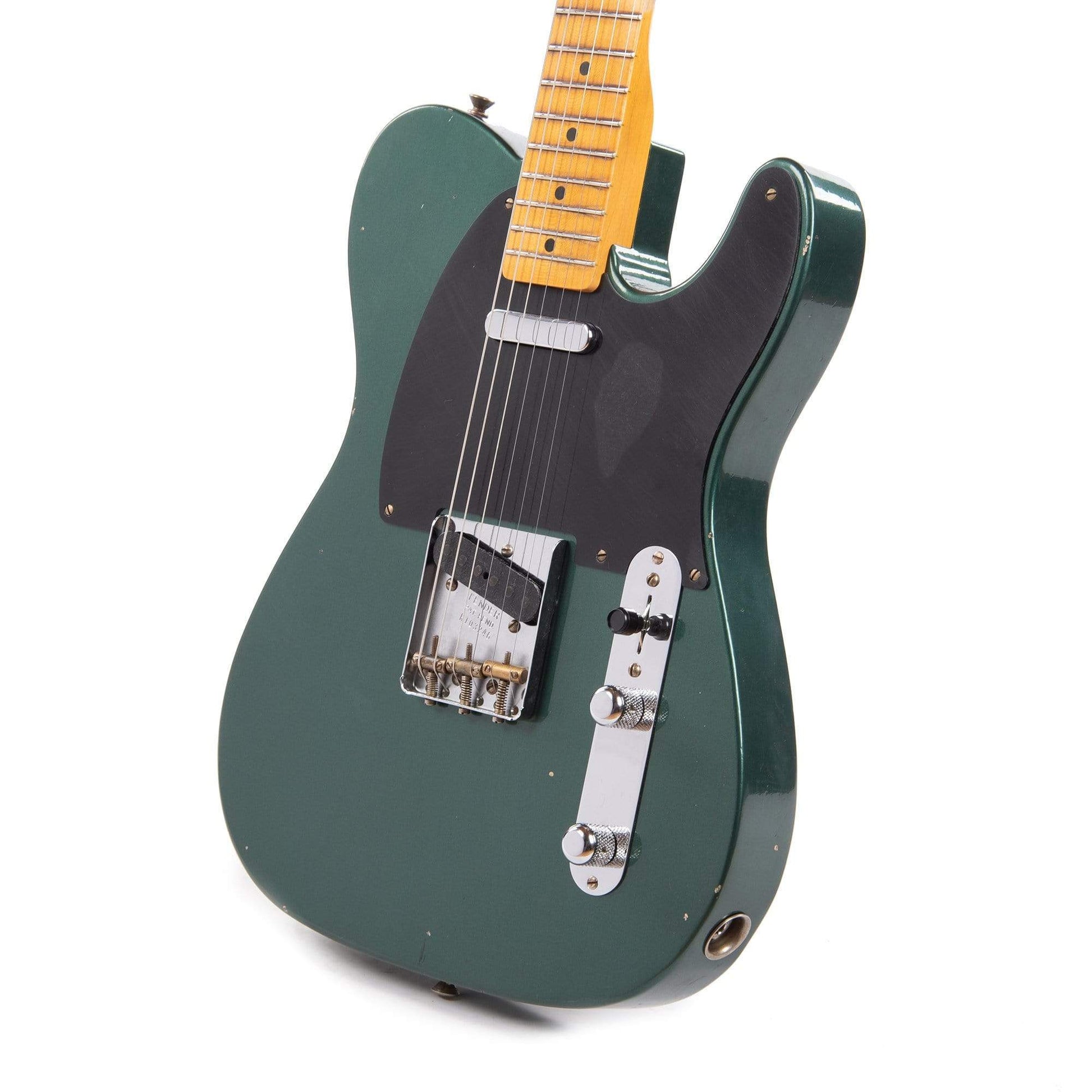 Fender Custom Shop 1952 Telecaster "Chicago Special" Journeyman Relic Aged Sherwood Green Metallic Electric Guitars / Solid Body
