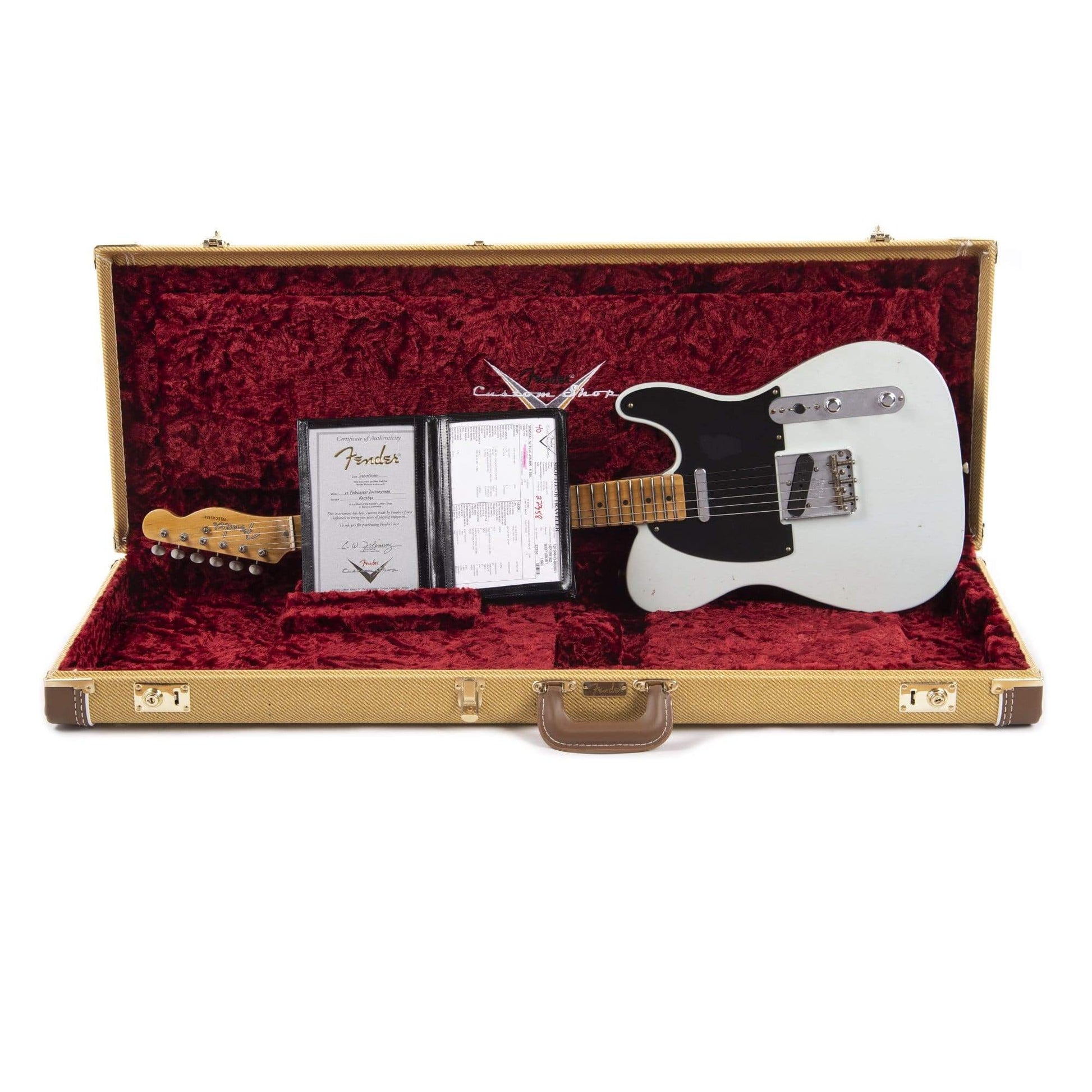 Fender Custom Shop 1952 Telecaster "Chicago Special" Journeyman Relic Aged Sonic Blue Electric Guitars / Solid Body