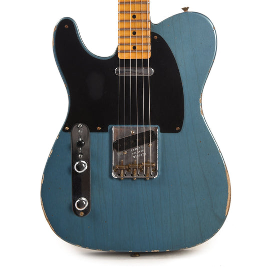 Fender Custom Shop 1952 Telecaster "Chicago Special" LEFTY Relic Super Aged Trans Lake Placid Blue Electric Guitars / Solid Body