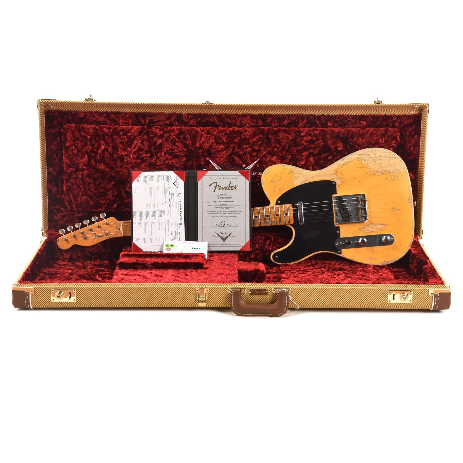 Fender Custom Shop 1952 Telecaster "Chicago Special" LEFTY Super Heavy Relic Faded/Aged Nocaster Blonde Electric Guitars / Solid Body
