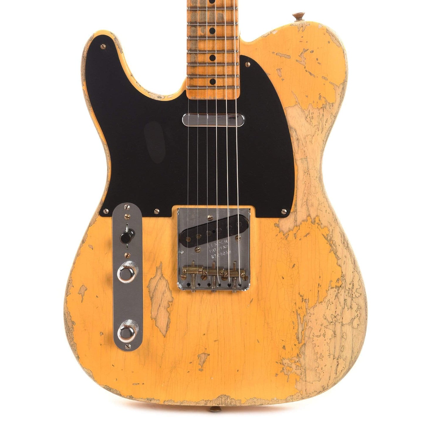 Fender Custom Shop 1952 Telecaster "Chicago Special" LEFTY Super Heavy Relic Faded/Aged Nocaster Blonde Electric Guitars / Solid Body