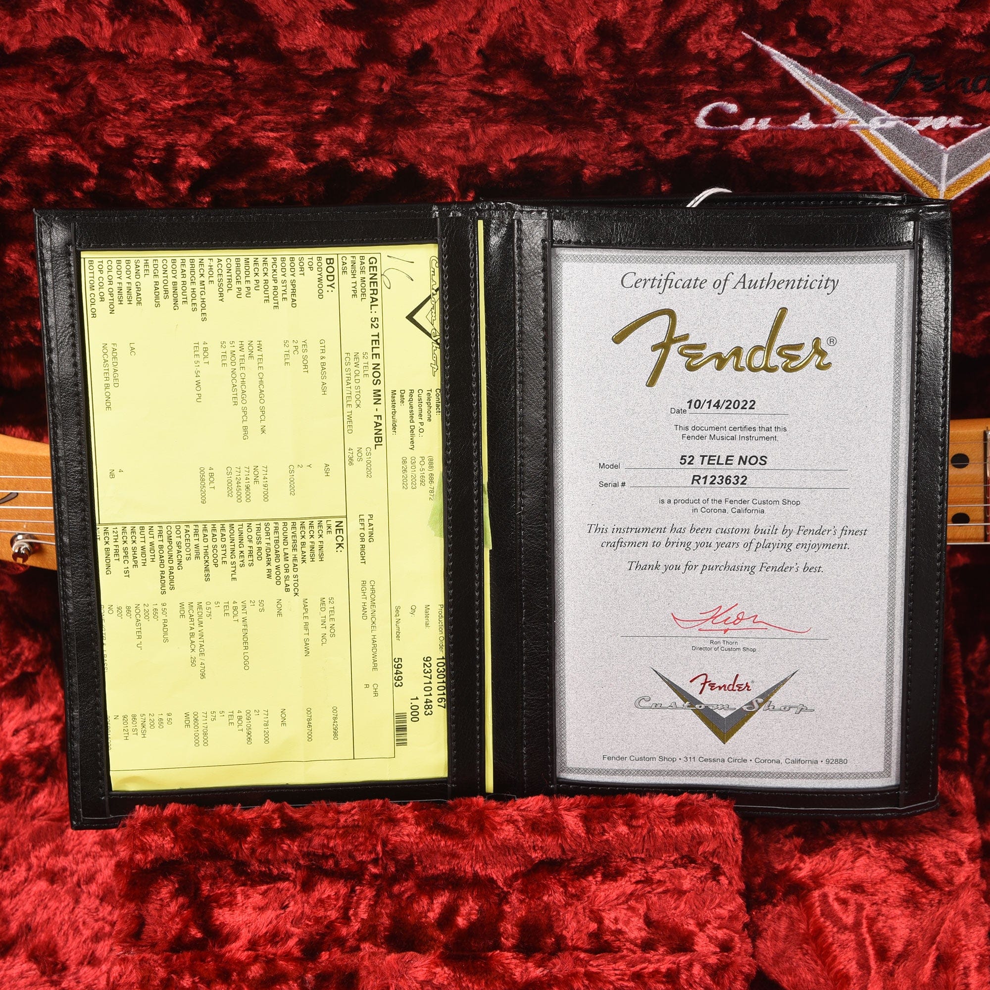 Fender Custom Shop 1952 Telecaster 