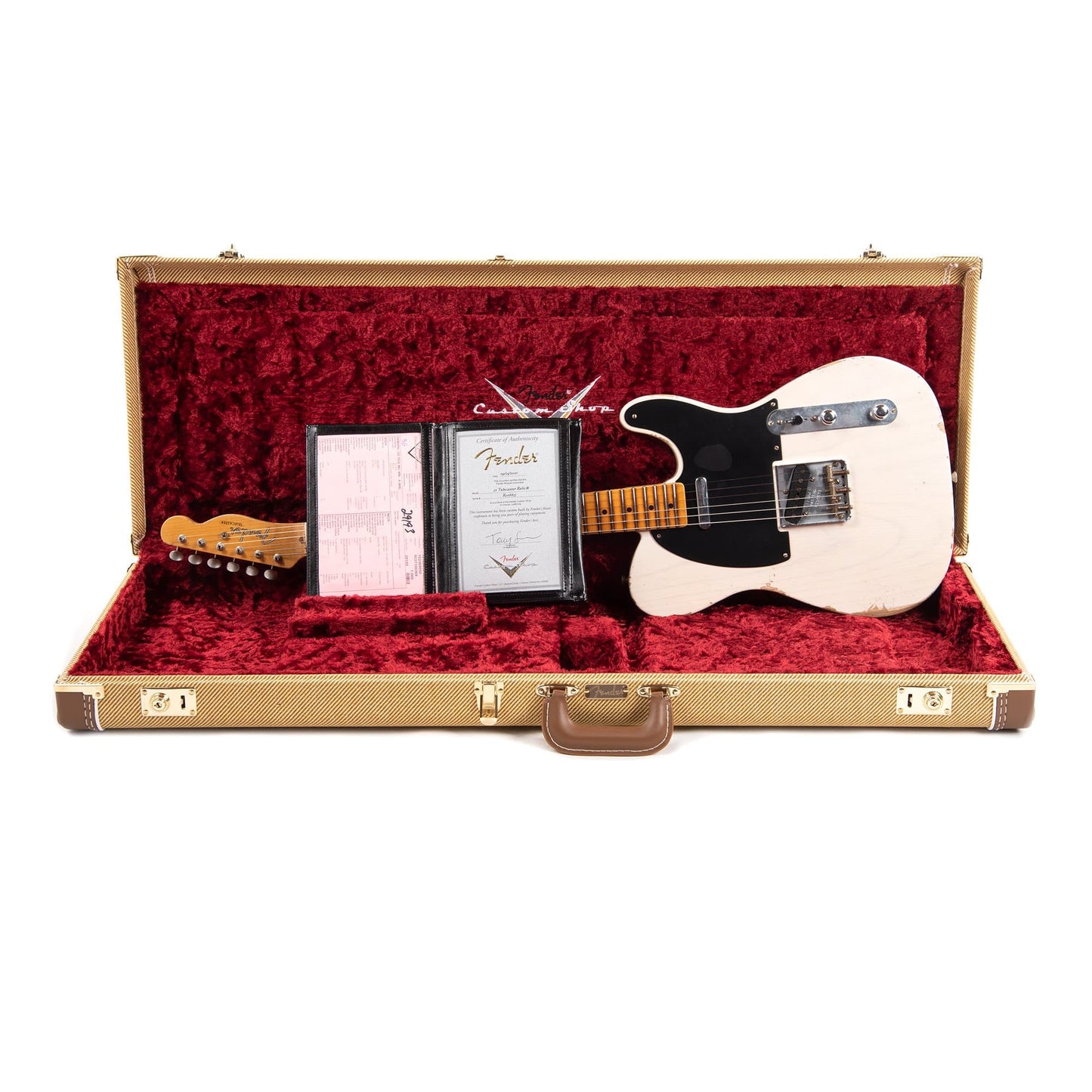 Fender Custom Shop 1952 Telecaster "Chicago Special" Relic Aged White Blonde Electric Guitars / Solid Body