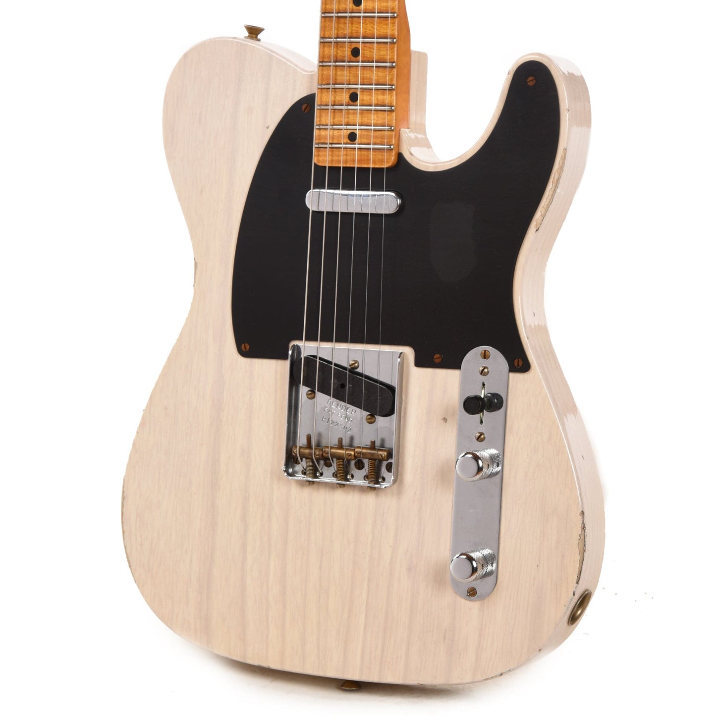 Fender Custom Shop 1952 Telecaster "Chicago Special" Relic Aged White Blonde w/3A Flame Maple Neck Electric Guitars / Solid Body
