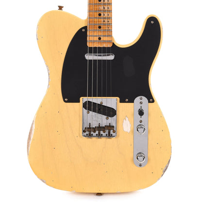 Fender Custom Shop 1952 Telecaster "Chicago Special" Relic Faded/Aged Nocaster Blonde w/AAA Flame Neck Electric Guitars / Solid Body