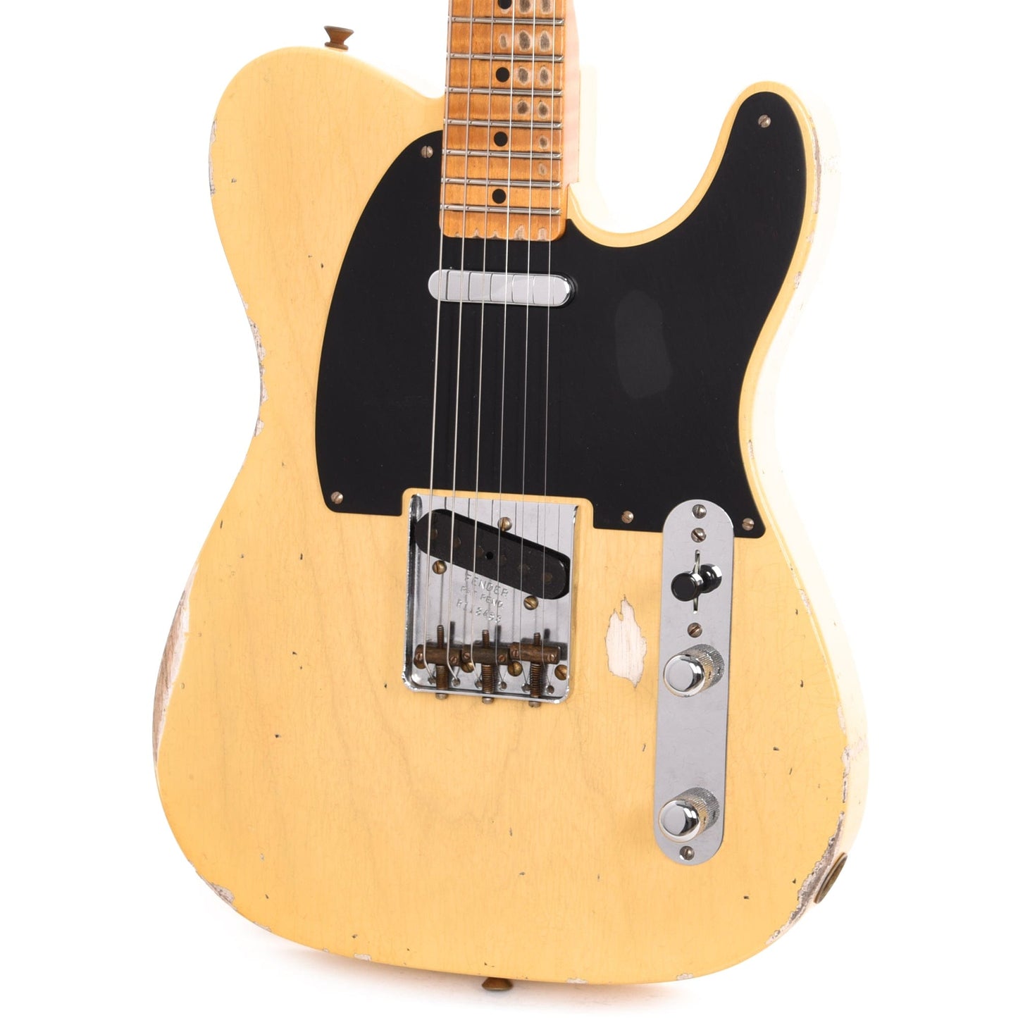 Fender Custom Shop 1952 Telecaster "Chicago Special" Relic Faded/Aged Nocaster Blonde w/AAA Flame Neck Electric Guitars / Solid Body