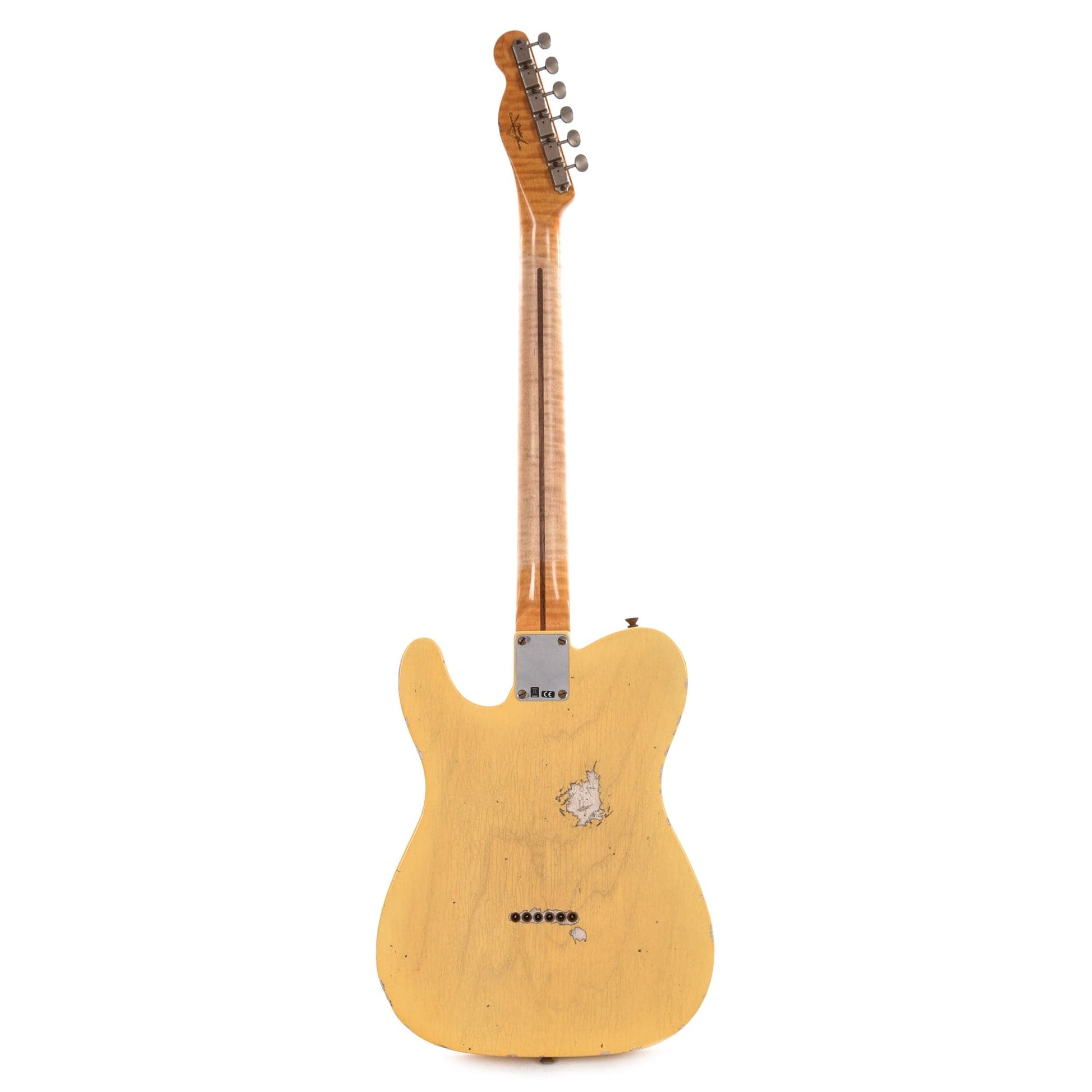 Fender Custom Shop 1952 Telecaster "Chicago Special" Relic Faded/Aged Nocaster Blonde w/AAA Flame Neck Electric Guitars / Solid Body