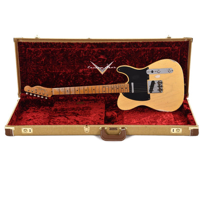 Fender Custom Shop 1952 Telecaster "Chicago Special" Relic Faded/Aged Nocaster Blonde w/AAA Flame Neck Electric Guitars / Solid Body