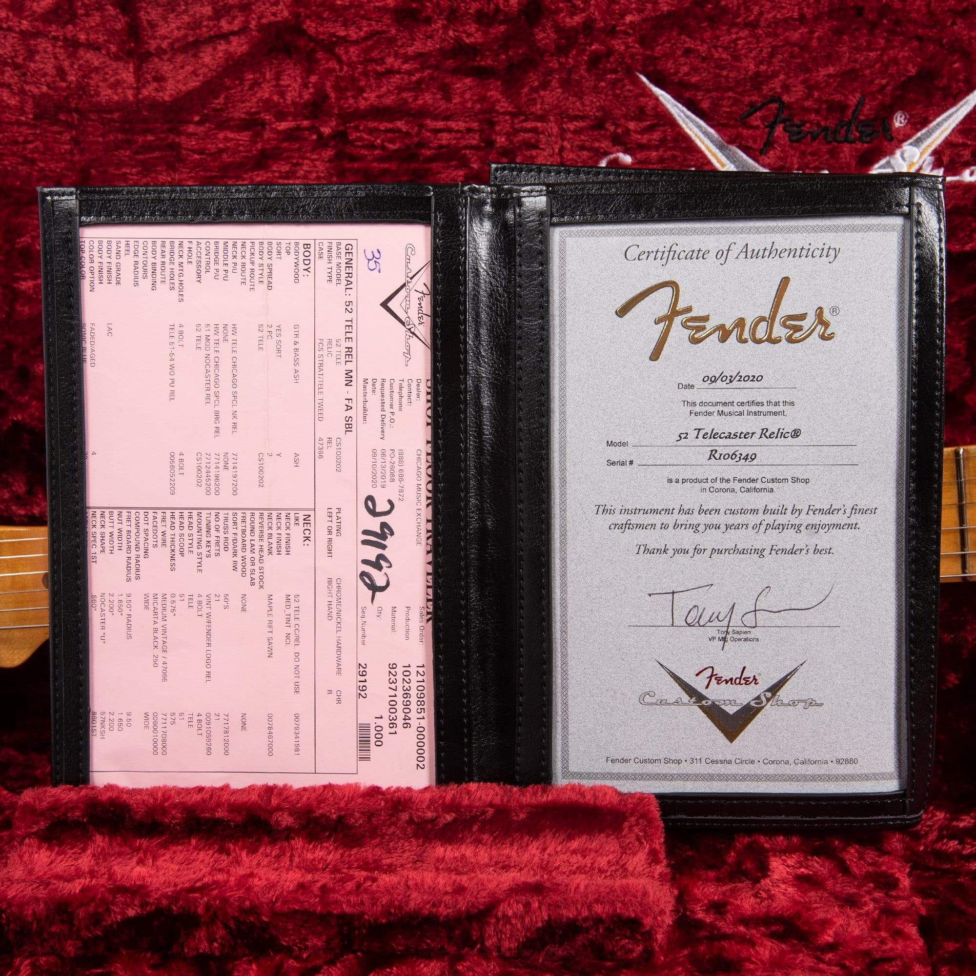 Fender Custom Shop 1952 Telecaster 