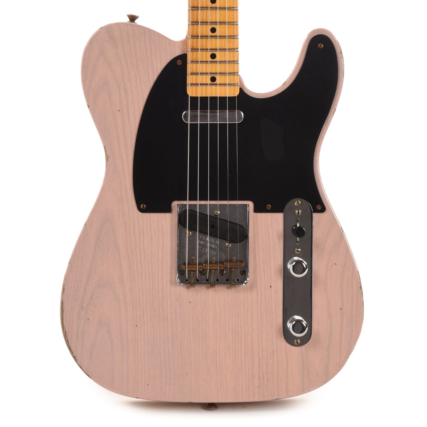 Fender Custom Shop 1952 Telecaster "Chicago Special" Relic Faded Trans Shell Pink Electric Guitars / Solid Body