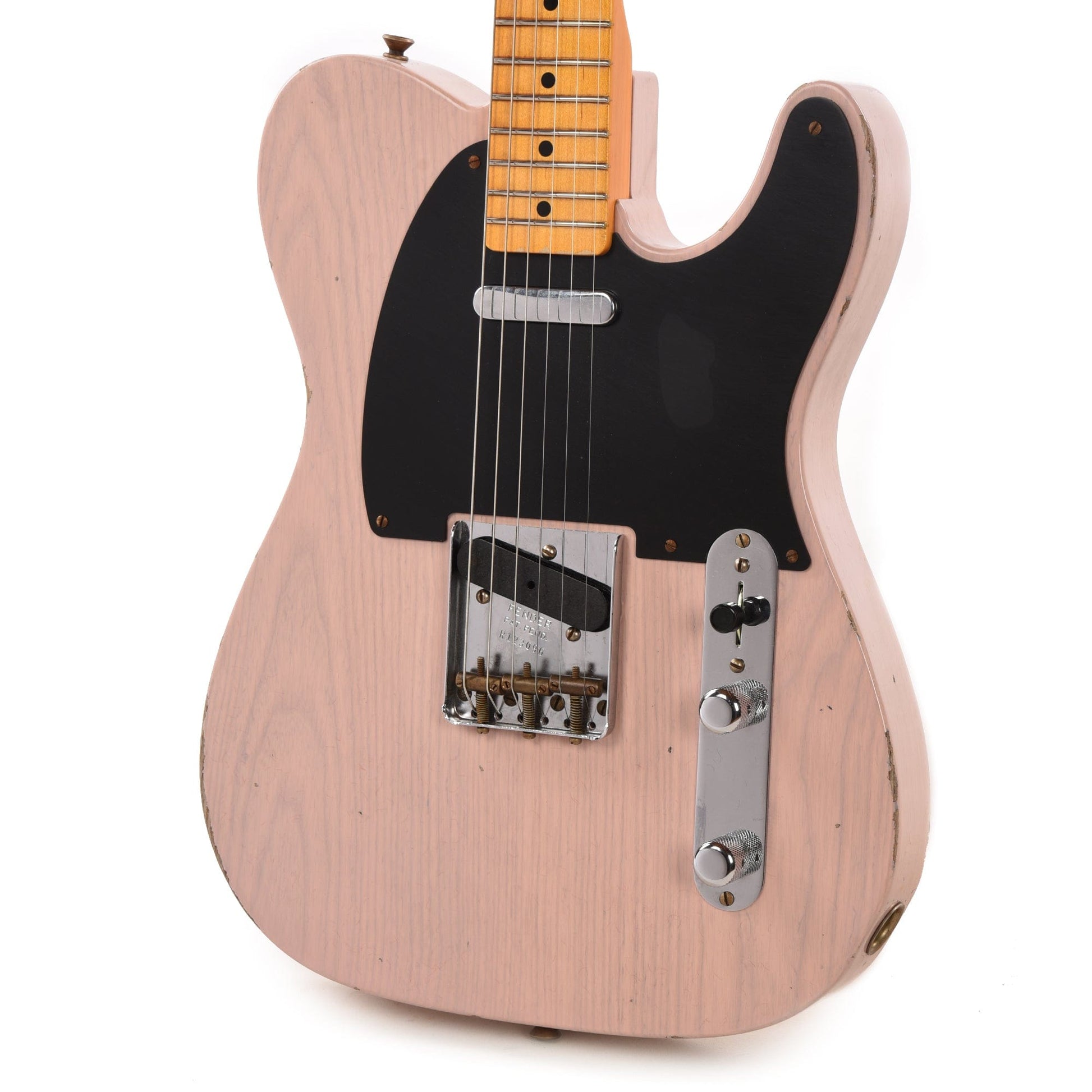 Fender Custom Shop 1952 Telecaster "Chicago Special" Relic Faded Trans Shell Pink Electric Guitars / Solid Body
