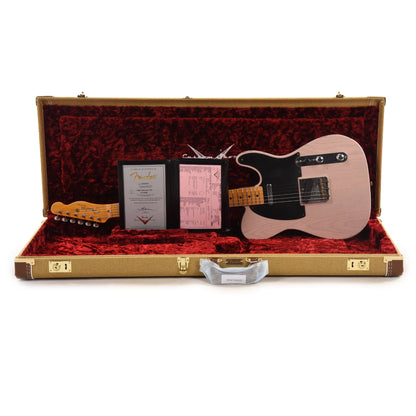 Fender Custom Shop 1952 Telecaster "Chicago Special" Relic Faded Trans Shell Pink Electric Guitars / Solid Body