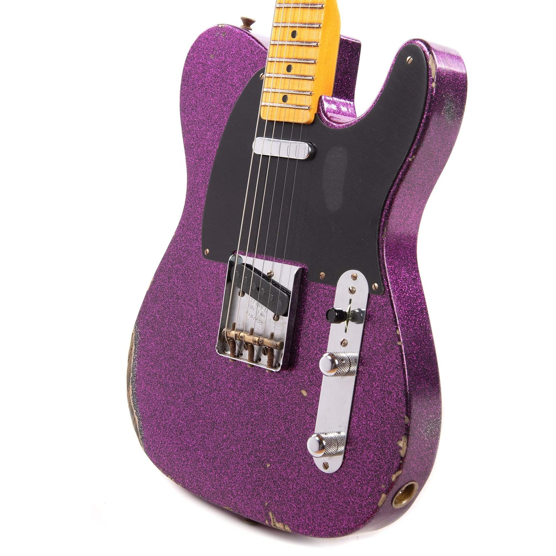 Fender Custom Shop 1952 Telecaster "Chicago Special" Relic Magenta Sparkle Electric Guitars / Solid Body