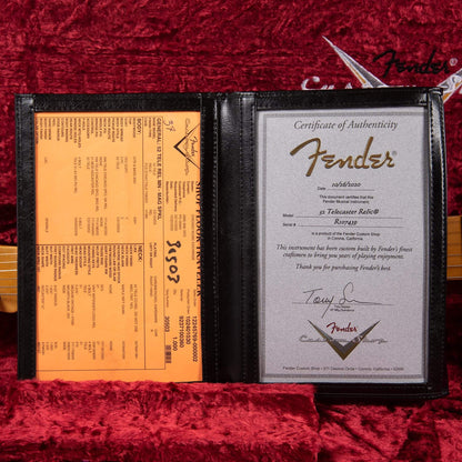 Fender Custom Shop 1952 Telecaster "Chicago Special" Relic Magenta Sparkle Electric Guitars / Solid Body